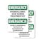 Signmission Safety Culture Sign, 5 in Width, Vinyl Decal, Rectangle, Bilingual OS-2PACK-EM-D-57-L-10335 - alternate 1
